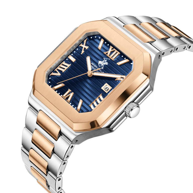 Beverly Hills Polo Club BP3845X.590 Men’s Watch – Blue Dial Two-Tone Stainless Steel