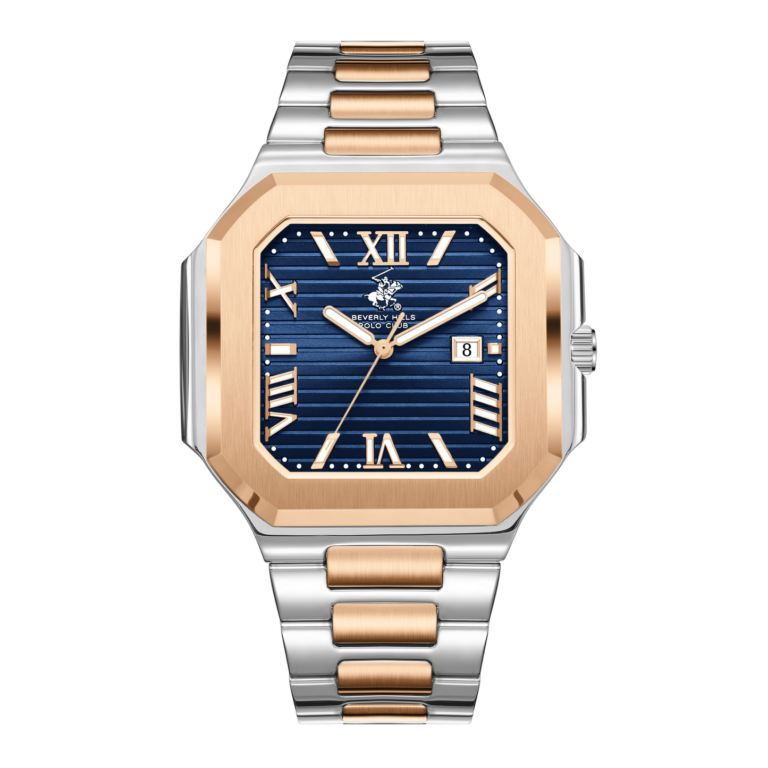 Beverly Hills Polo Club BP3845X.590 Men’s Watch – Blue Dial Two-Tone Stainless Steel