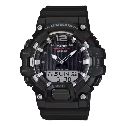 CASIO HDC-700-9AV Men’s Analog-Digital Watch – 100M Water Resistant & 10-Year Battery