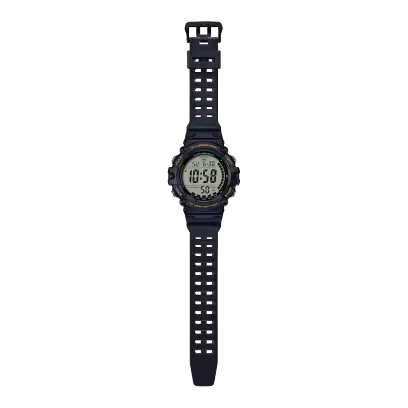 CASIO AE-1500WHX-1AV Digital Sports Watch – Black Extra-Long Resin Band