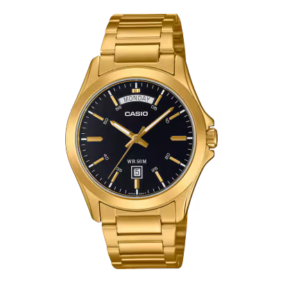 Casio MTP-1370G-1AV Men's Analog Stainless Steel Watch