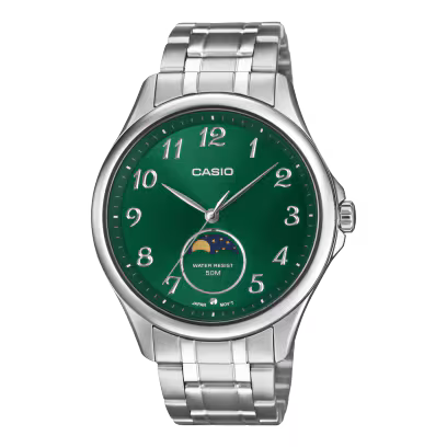 Casio MTP-M110D-3AV Men's Analog Moon Phase Watch