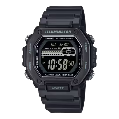 CASIO MWD-110HB-1BV Digital Sports Watch – 100M Water Resistant
