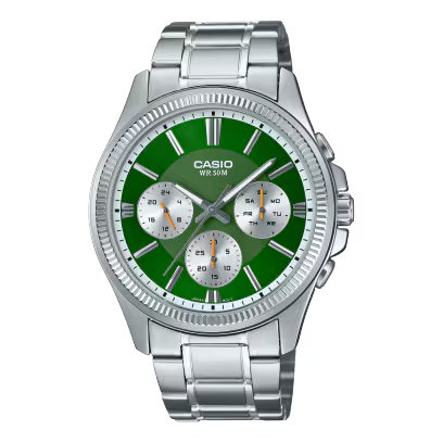 Casio MTP-1375D-3AV Men's Analog Stainless Steel Watch